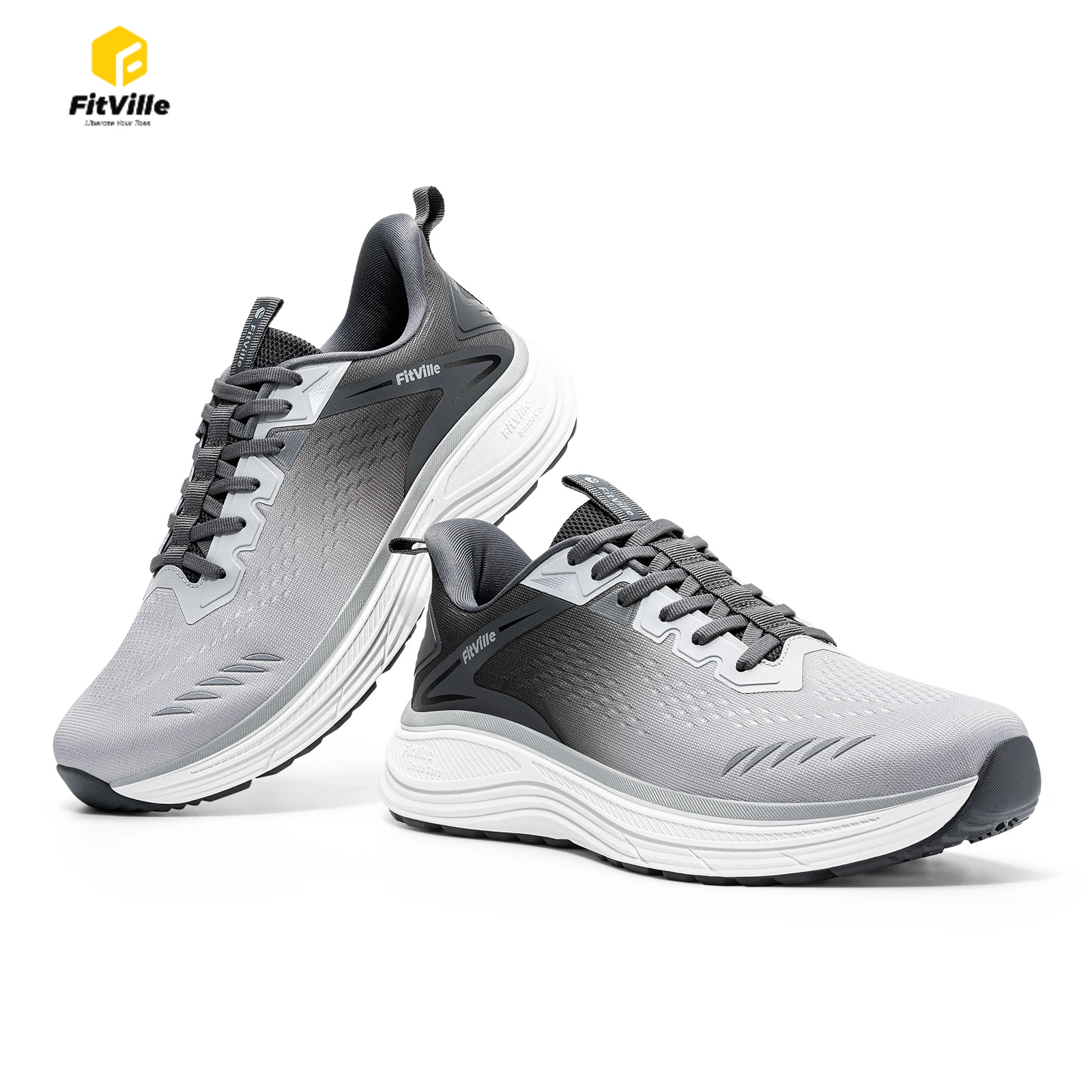 Men'S Shoes For Gym - FitVille Extra Wide Men'S Sneakers Max