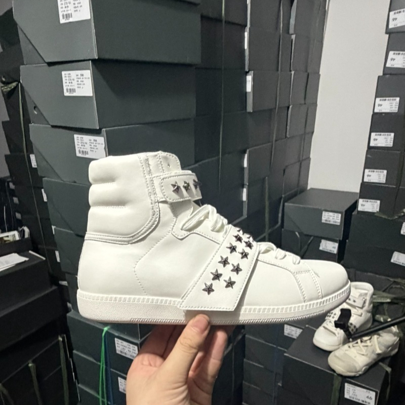Unisex High-Top Rivet Decor Sn - Men Shoes Eu To Us ulasan dan harga