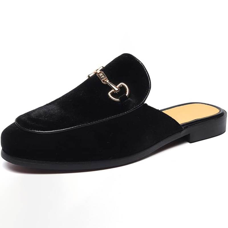 Mules Shoes for Men's New Brit - Men'S Shoes Navy Blue ulasan dan harga
