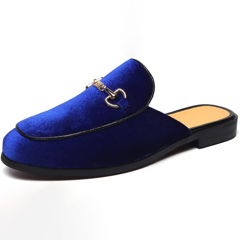 Mules Shoes for Men's New Brit - Men'S Shoes Navy Blue ulasan dan harga