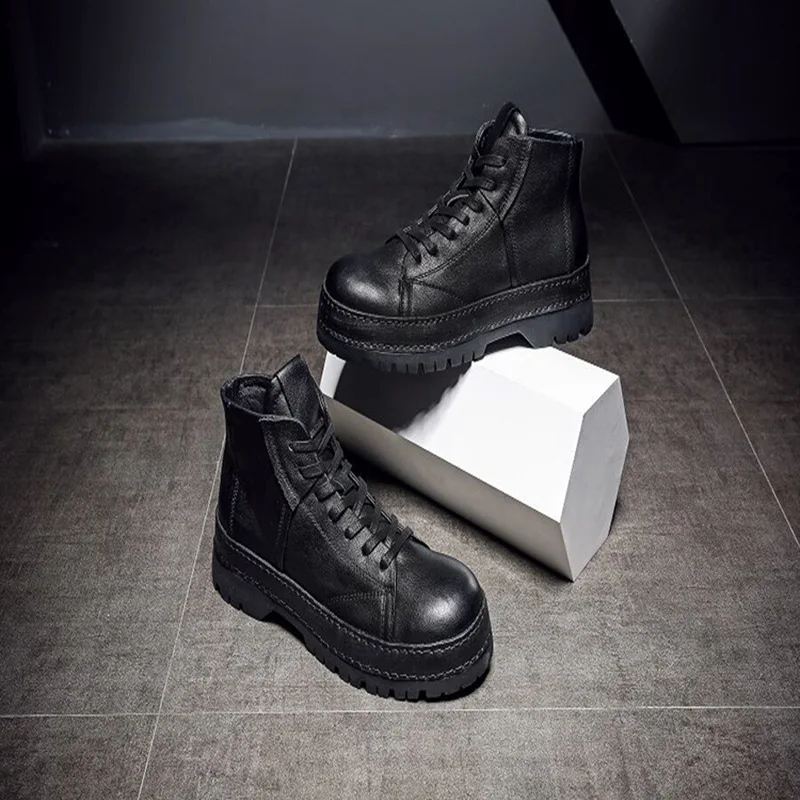 Vintage British Men Ankle Boot - Men'S Shoes Brogues ulasan dan harga