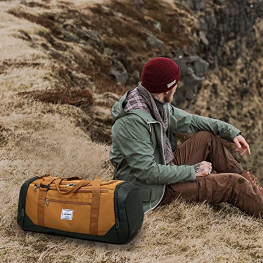 Travel Duffle Bag for men 40L  - Men'S Shoes For Gym ulasan dan harga