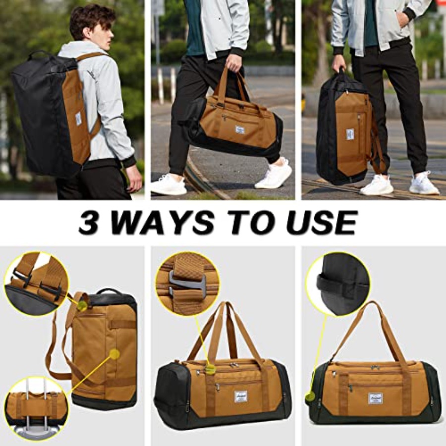 Travel Duffle Bag for men 40L  - Men'S Shoes For Gym ulasan dan harga