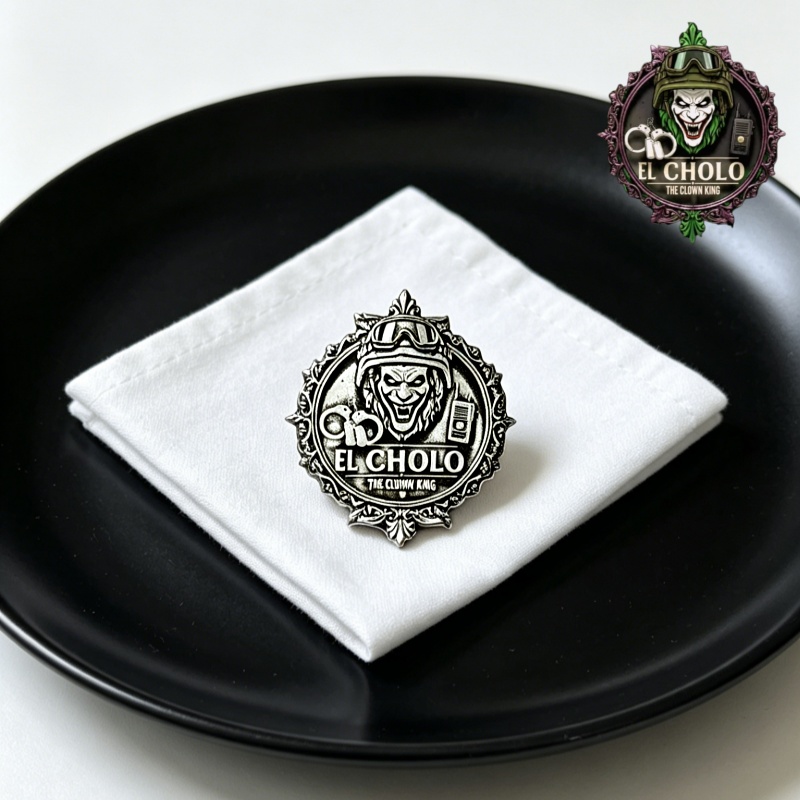 Custom Clown Logo Brooch Perso - Men'S Shoes Brogues ulasan dan harga