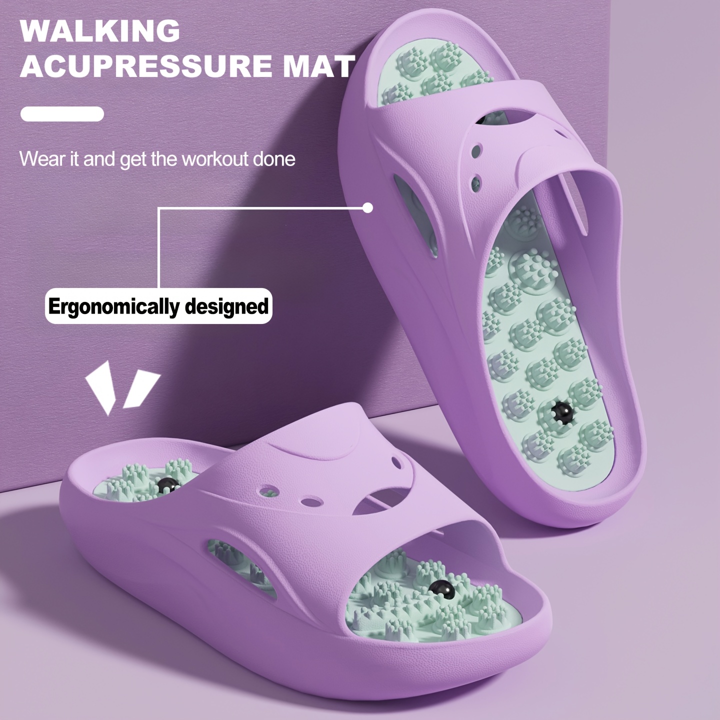 Women Men EVA Massage Slippers - Flip Flop Beach Men ulasan dan harga