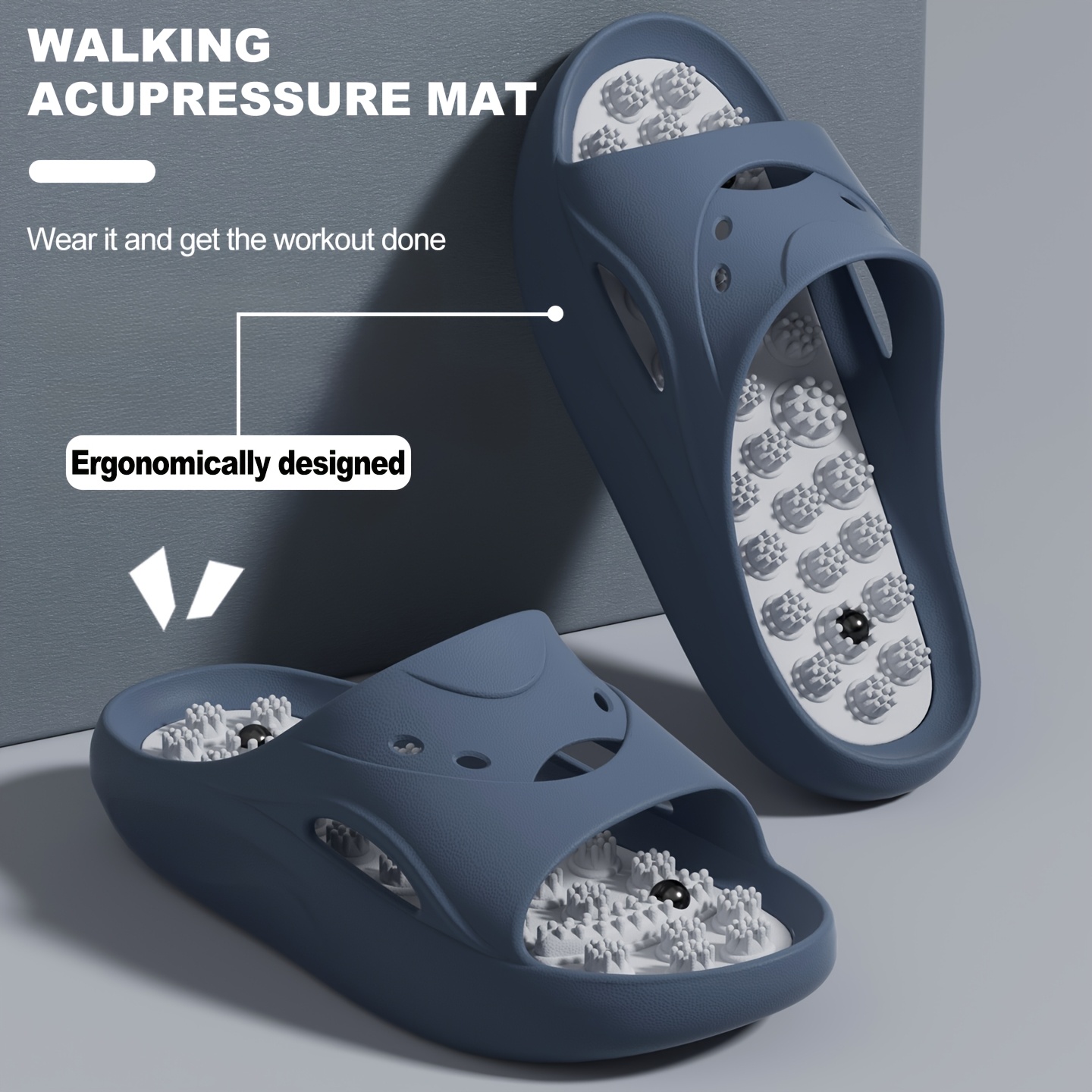 Women Men EVA Massage Slippers - Flip Flop Beach Men ulasan dan harga