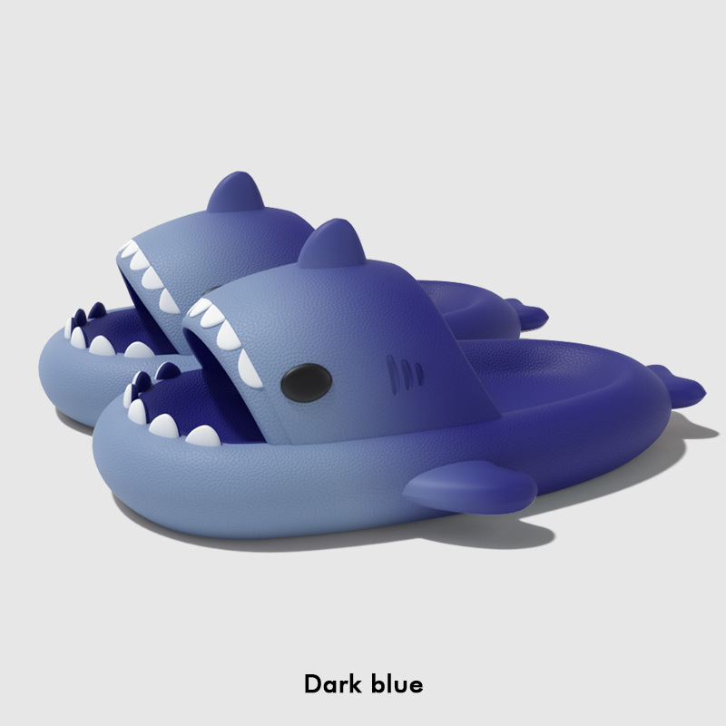 Cute Cartoon Shark Slippers Fo - Men'S Shoes To Women'S Size ulasan dan harga