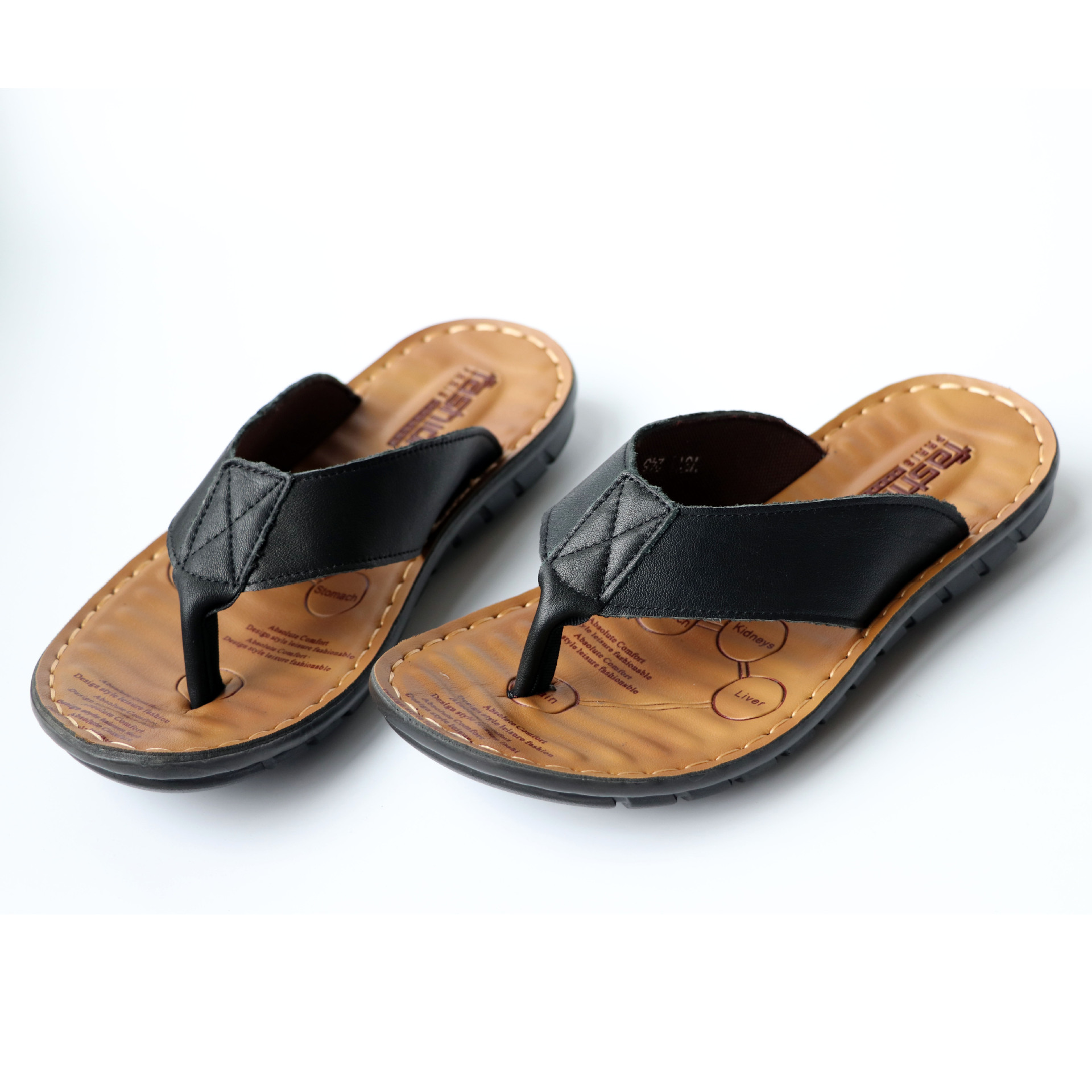 2026 Shoes Leather Men's Flip  - Flip Flop Beach Men ulasan dan harga