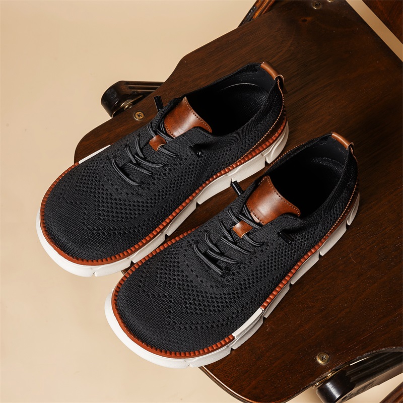Men Wide Toe Knit Dress Shoes  - Men'S Shoes Brogues ulasan dan harga