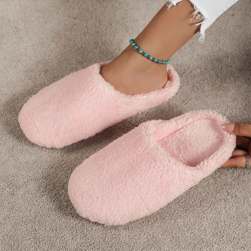 Simple Solid Color Closed-Toe  - Men'S Shoes To Women'S Size ulasan dan harga