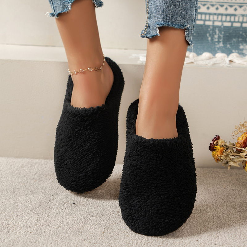 Simple Solid Color Closed-Toe  - Men'S Shoes To Women'S Size ulasan dan harga