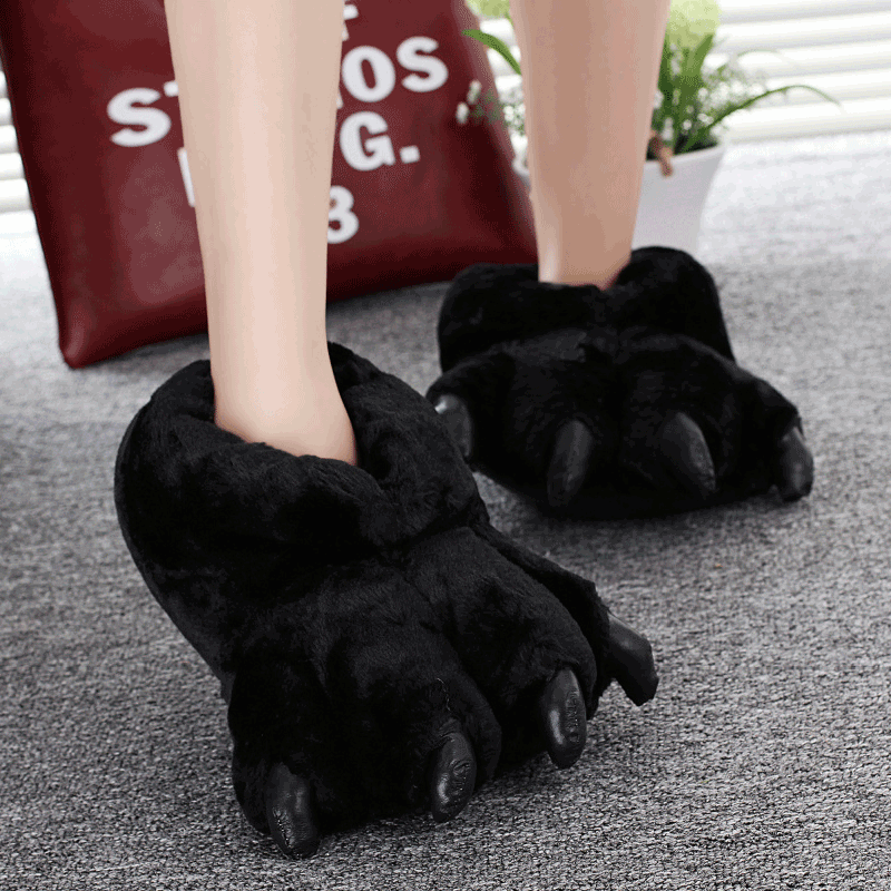 Size 35-43 Black Animal Paw Sh - Men'S Shoes To Women'S Size ulasan dan harga