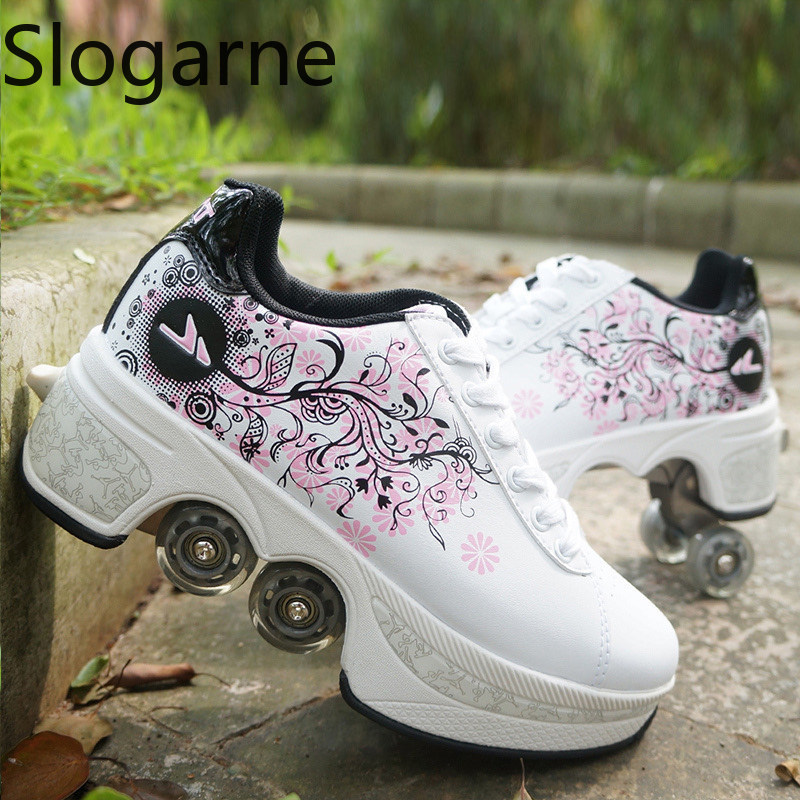 Women 4 Wheels Deformation Rol - Men'S Shoes To Women'S Size ulasan dan harga
