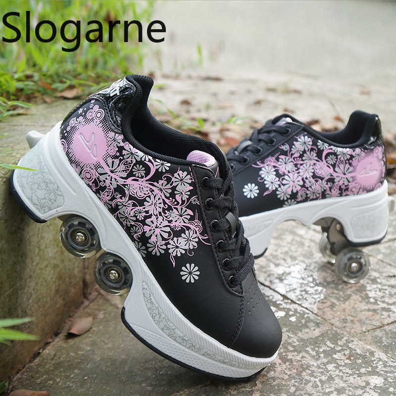 Women 4 Wheels Deformation Rol - Men'S Shoes To Women'S Size ulasan dan harga