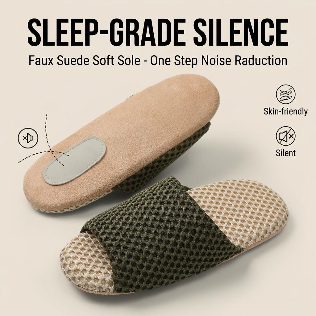 Unisex Silent Indoor Slippers  - Men'S Shoes To Women'S Size ulasan dan harga