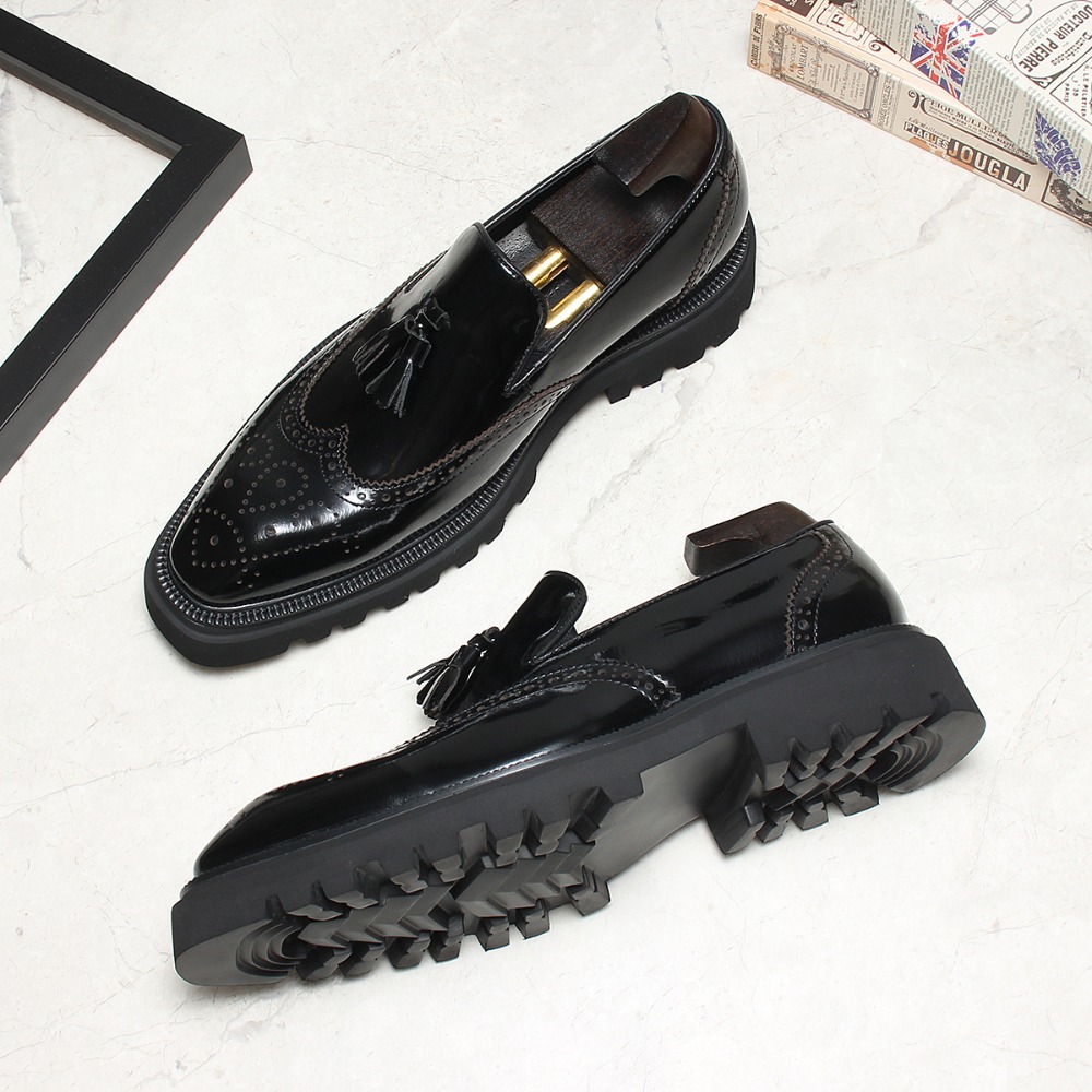 Men's Casual Business Leather  - Men Shoes Eu To Us ulasan dan harga
