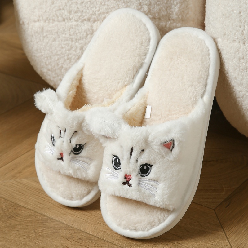 Cute Cat Plush Flip Flops For  - Flip Flop Beach Men ulasan dan harga