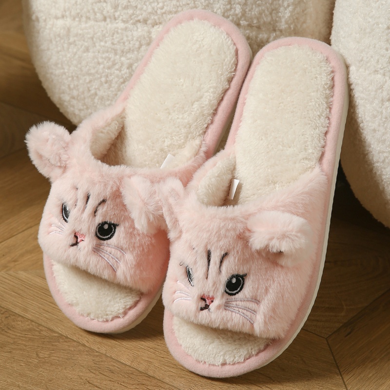 Cute Cat Plush Flip Flops For  - Flip Flop Beach Men ulasan dan harga