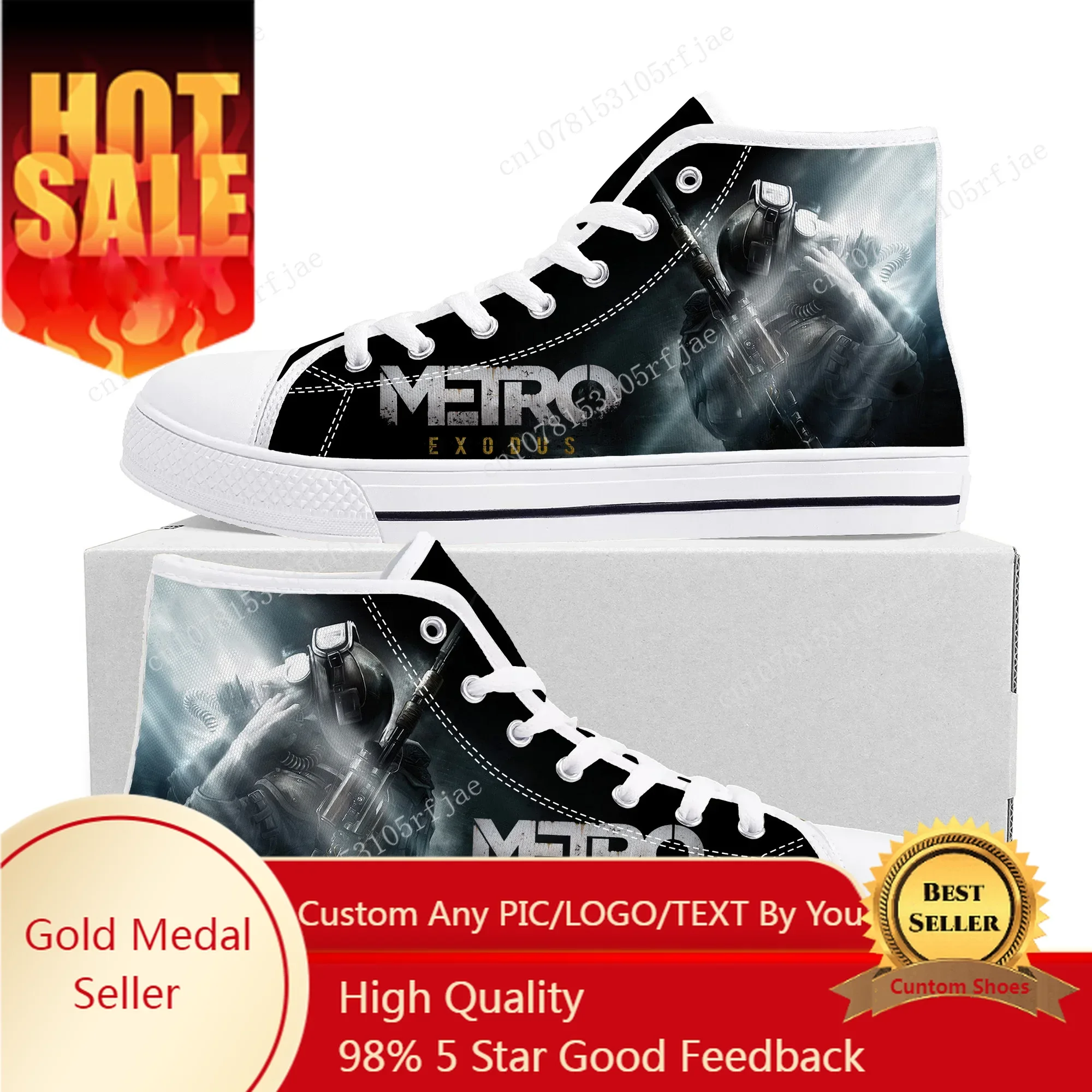 Metro Exodus High Top Sneakers - Men Shoes Metro ulasan dan harga