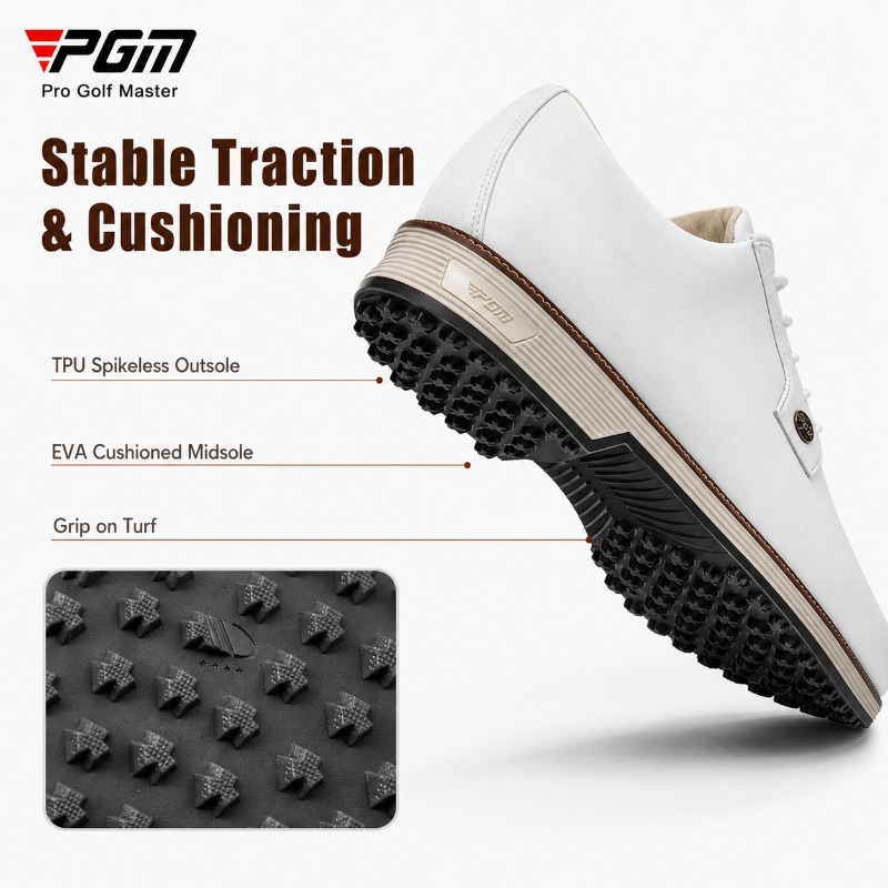 PGM Men's Cow Leather Golf Sho - Men Shoes Eu To Us ulasan dan harga