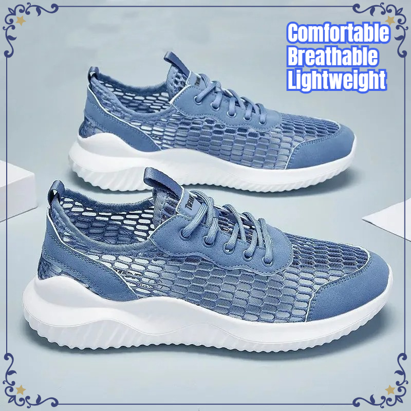 New Summer Men Hollow Mesh Sho - Men'S Shoes Brogues ulasan dan harga