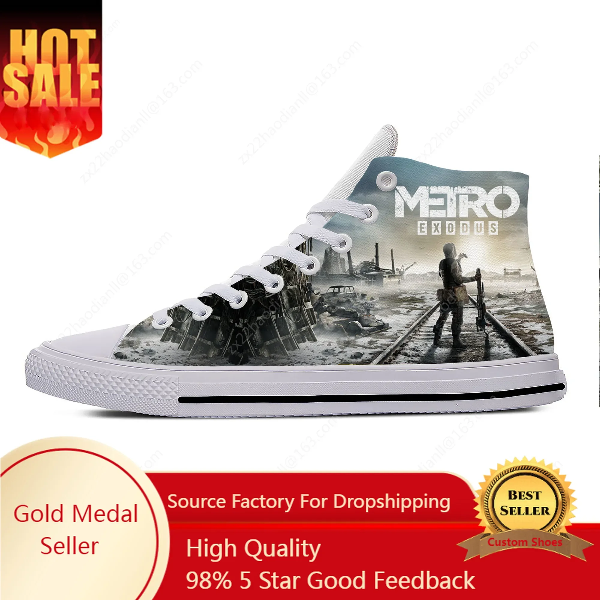 Game Metro Exodus 3D Print Hig - Men Shoes Metro ulasan dan harga